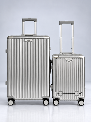 NOUVO Luggage Set | Knightsbridge Silver