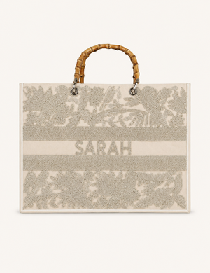 Paradise Personalised Beaded Large Tote Bag