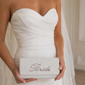 Bride Beaded Clutch Bag