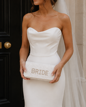 Bride Beaded Clutch Bag