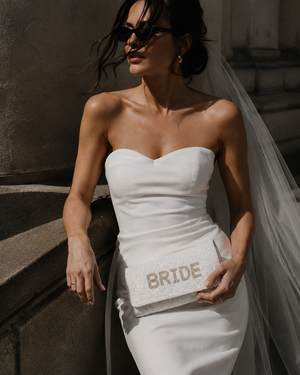 Bride Beaded Clutch Bag