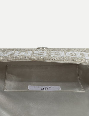 HB London Juliette Beaded Clutch Bag – Gold Inner Personalisation
