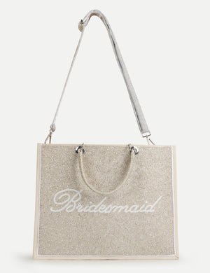 HB London Voyage Beaded Tote Bag - Cream