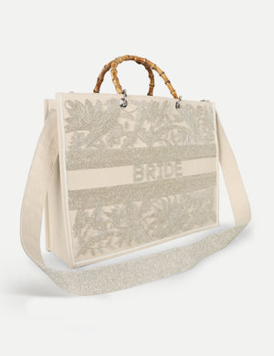 HB London Voyage Beaded Tote Bag - Paradise