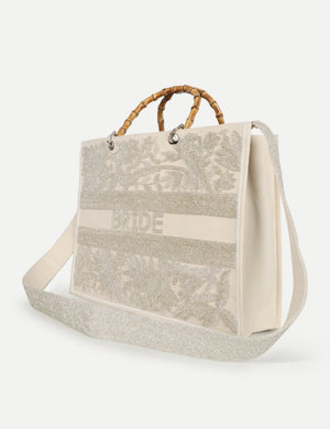 HB London Voyage Beaded Tote Bag - Paradise