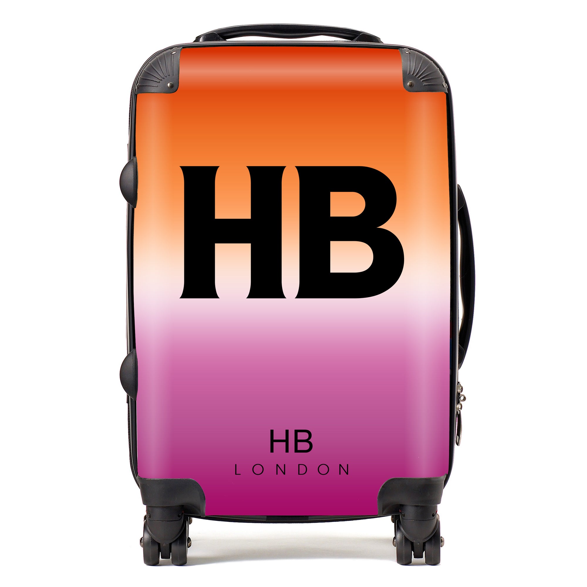 Personalised Lesbian Pride Gradient Initial Suitcase