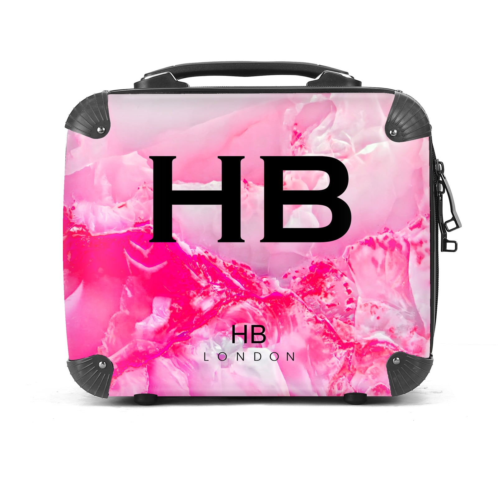 Personalised Hot Pink Onyx Vanity Case