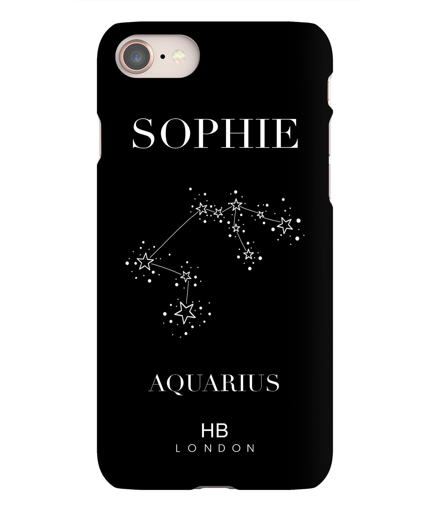 Personalised Aquarius Phone Case - HB LONDON