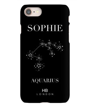 Personalised Aquarius Phone Case - HB LONDON