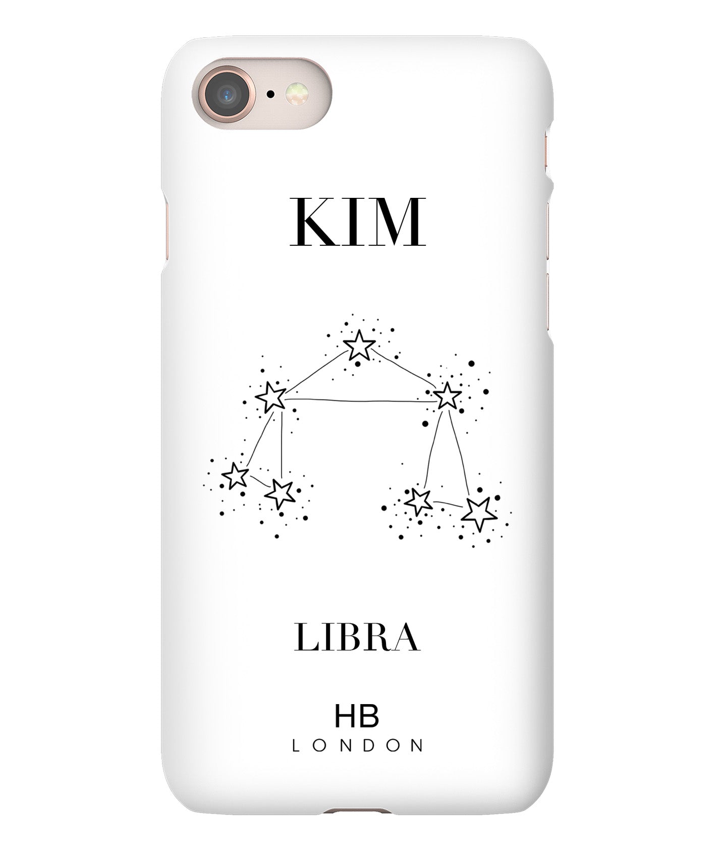 Personalised Libra Phone Case - HB LONDON