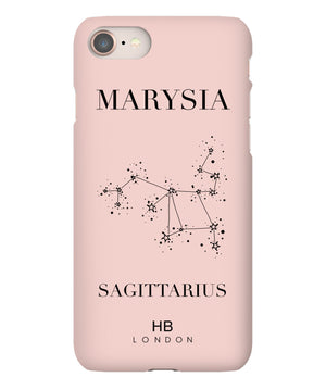 Personalised Sagittarius Phone Case - HB LONDON