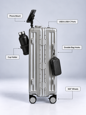 NOUVO Carry-On | Knightsbridge Silver