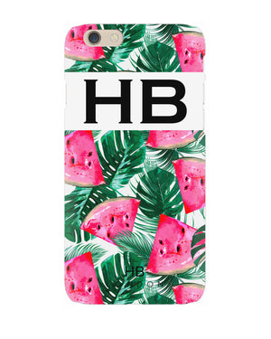 Personalised Watermelon Initial Phone Case - HB LONDON