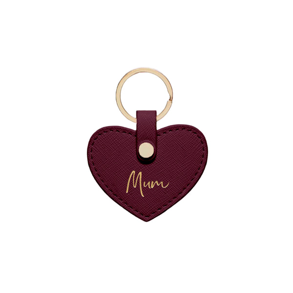 AuPra Kitty Women's Keychain - Red Leather Key Ring With Gift Bag, Big Size, Vintage Style - View #2