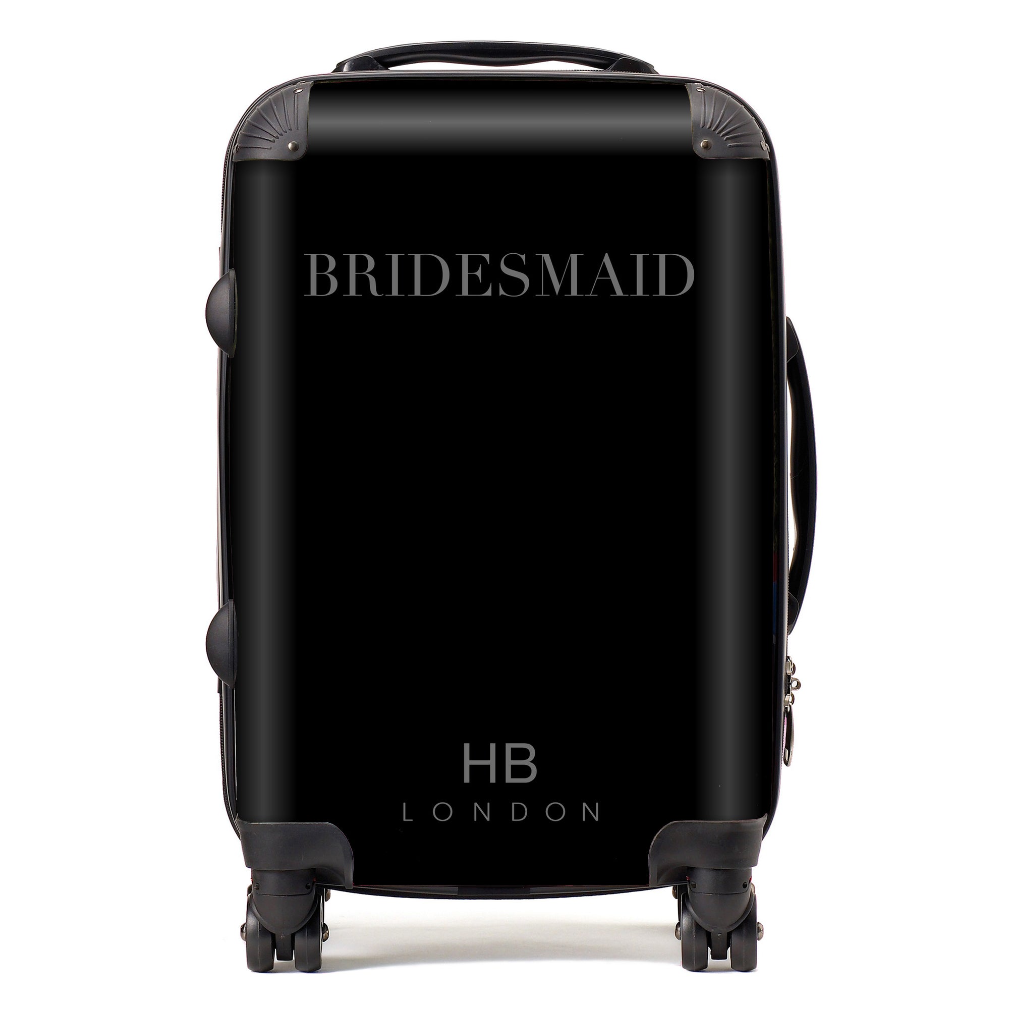 Personalised Black BRIDESMAID Suitcase - HB LONDON