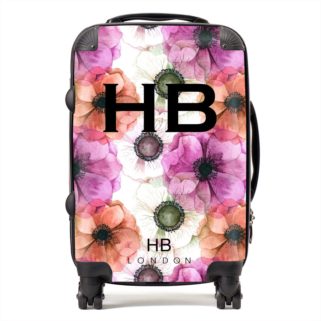 Personalised Poppy Initial Suitcase - HB LONDON