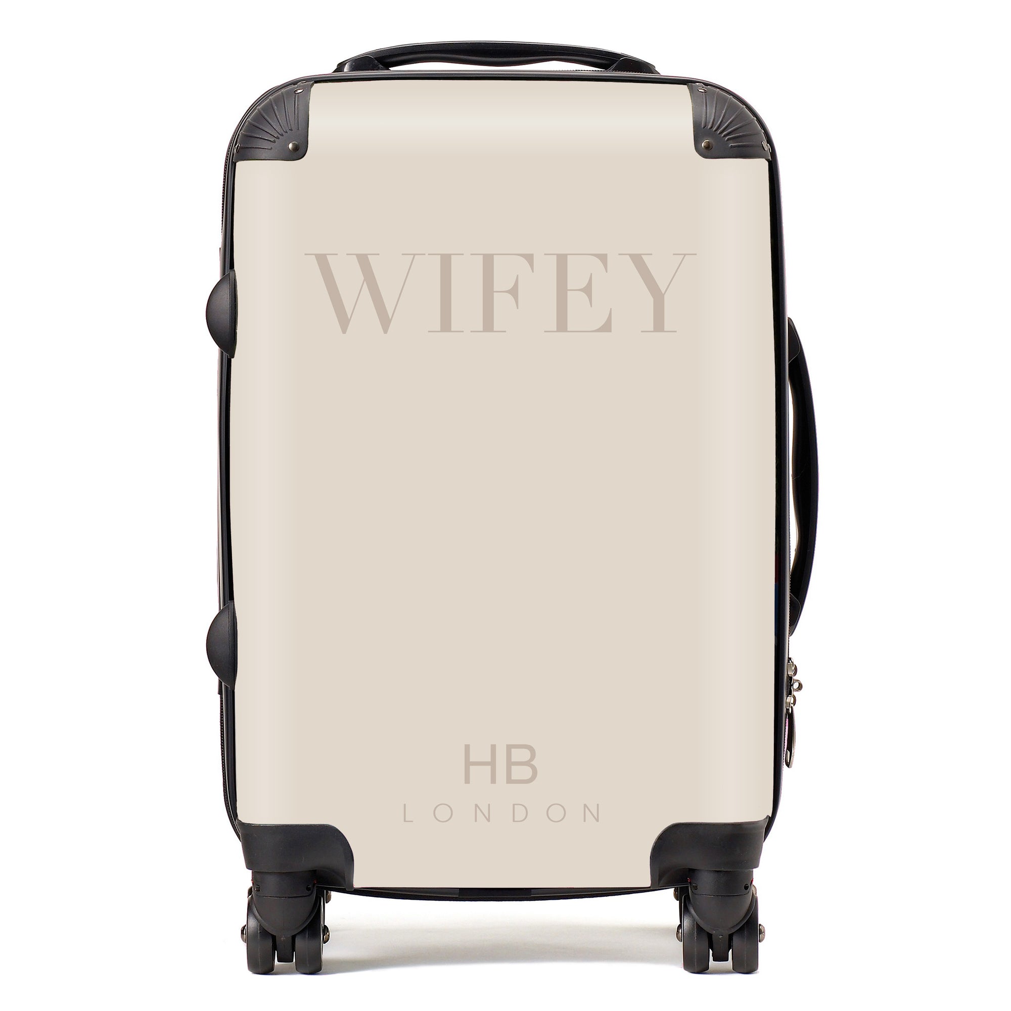 Personalised Champagne WIFEY Suitcase - HB LONDON