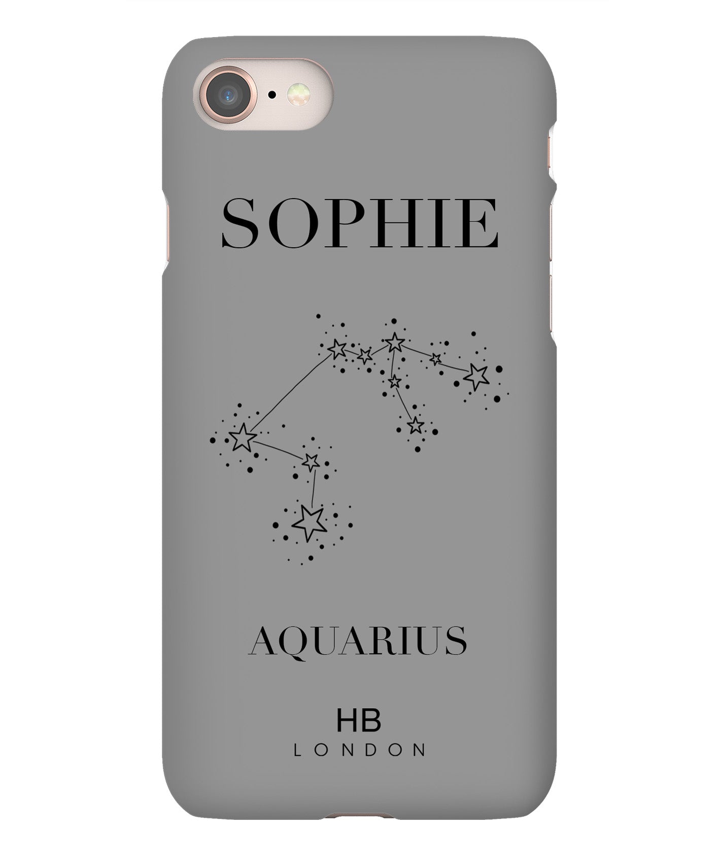 Personalised Aquarius Phone Case - HB LONDON