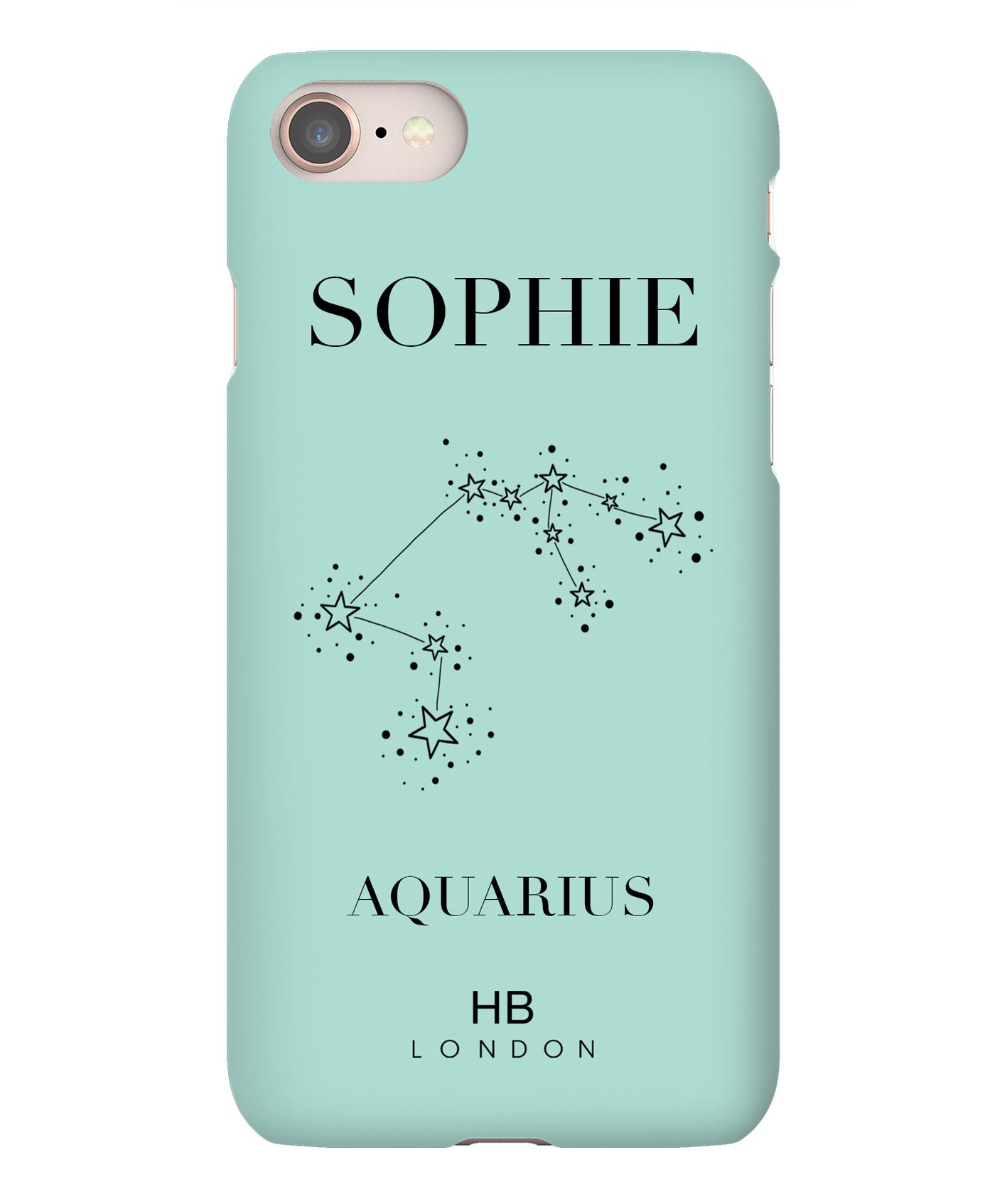 Personalised Aquarius Phone Case - HB LONDON