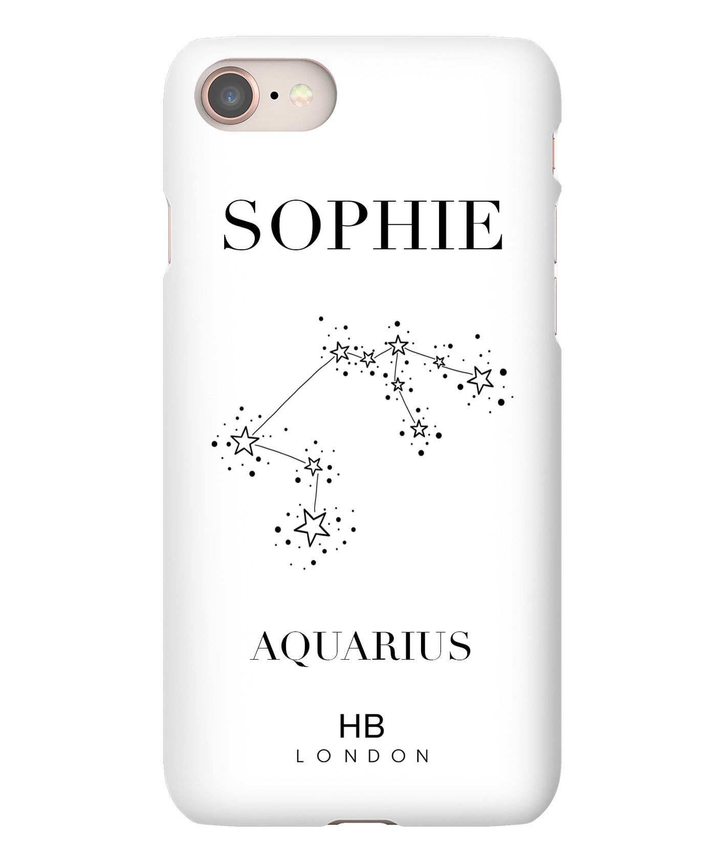 Personalised Aquarius Phone Case - HB LONDON