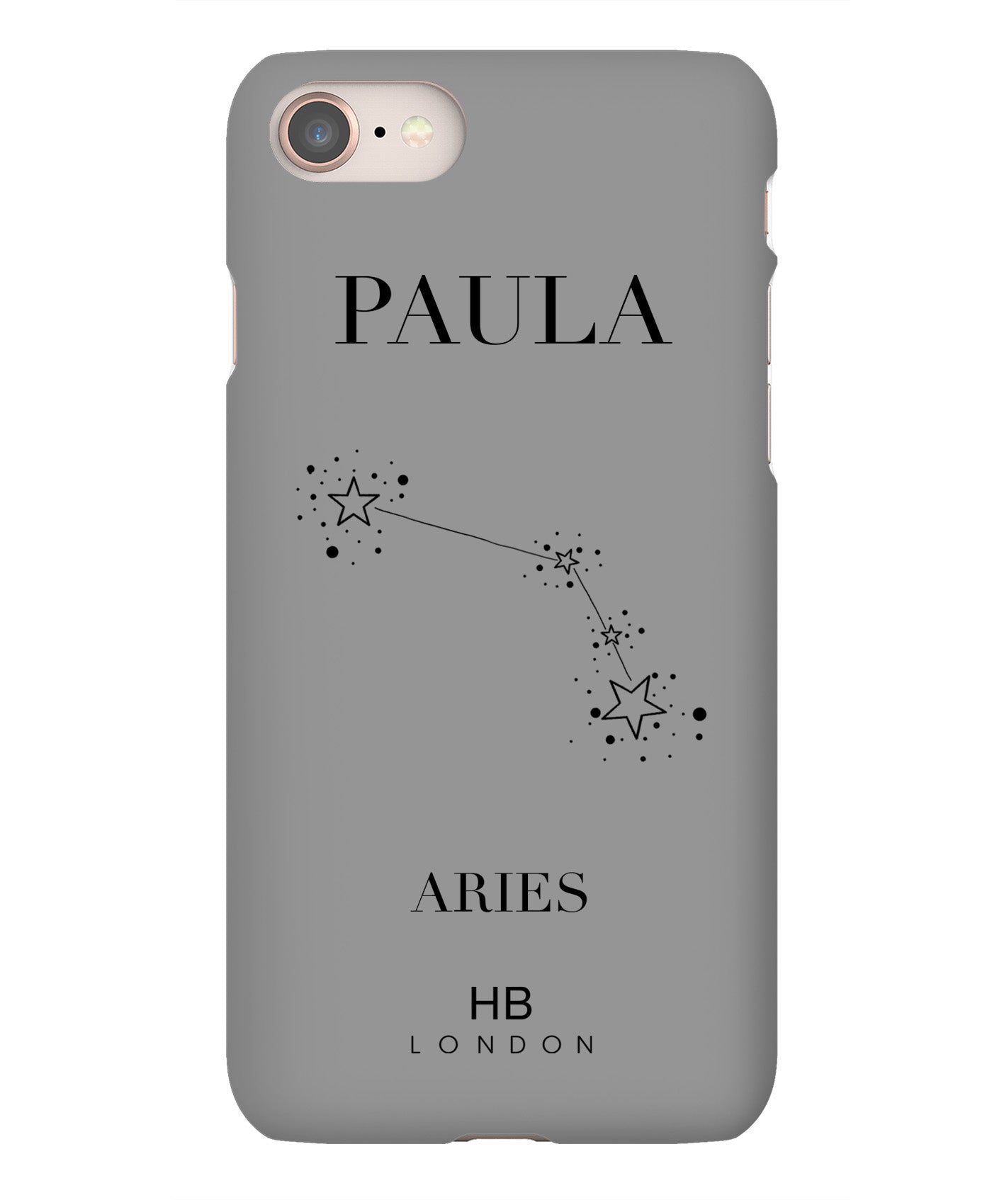 Personalised Aries Phone Case - HB LONDON