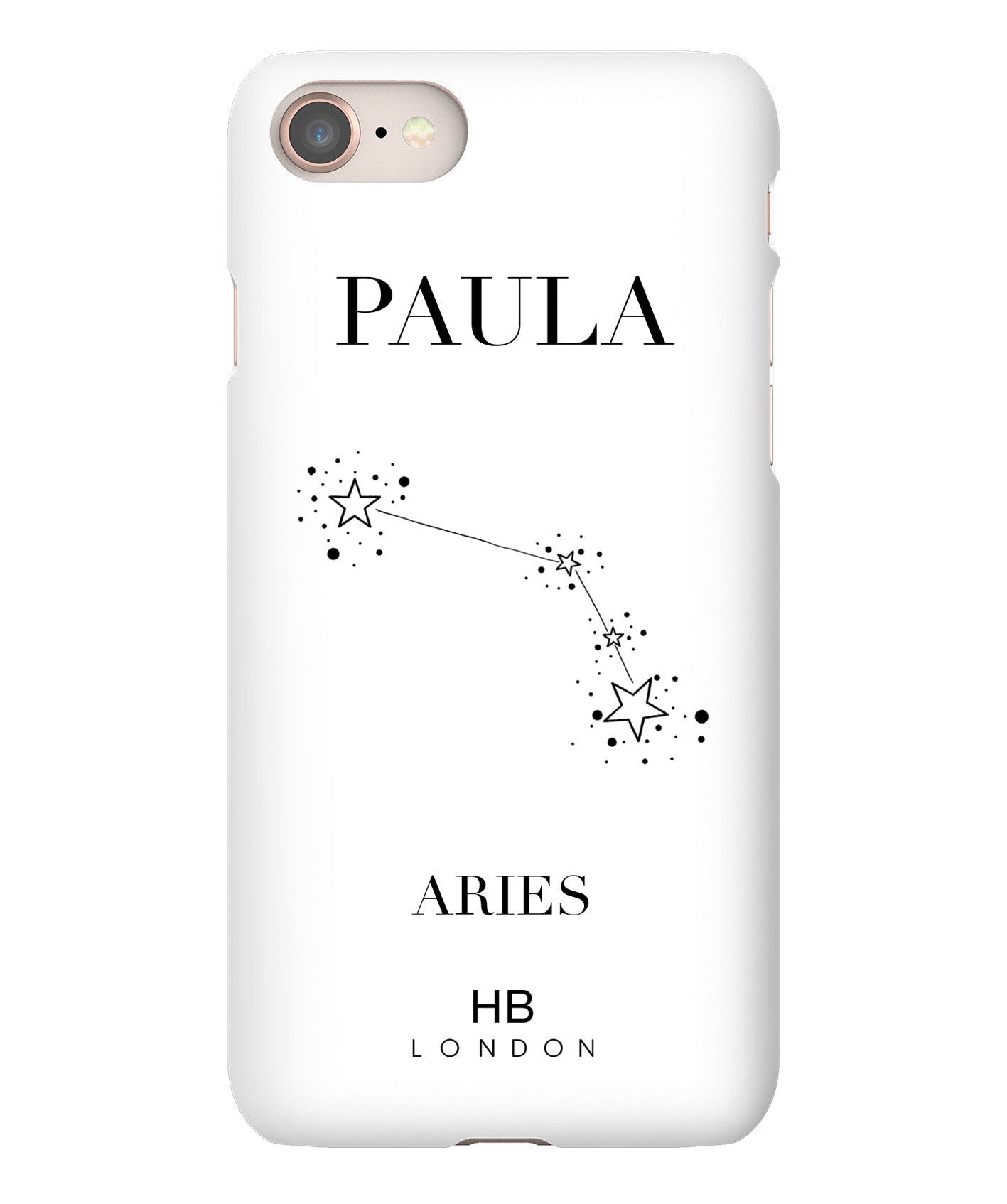 Personalised Aries Phone Case - HB LONDON