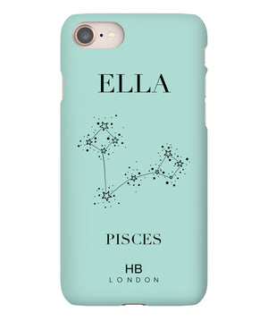 Personalised Pisces Phone Case - HB LONDON