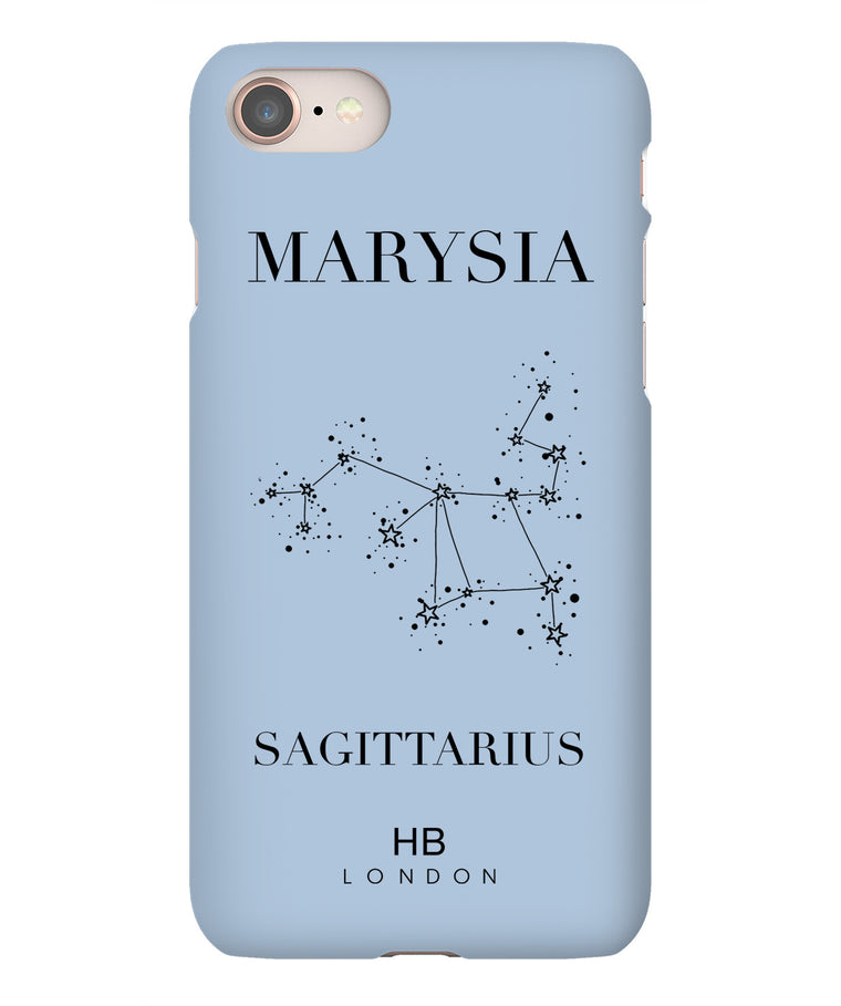 Personalised Sagittarius Phone Case - HB LONDON
