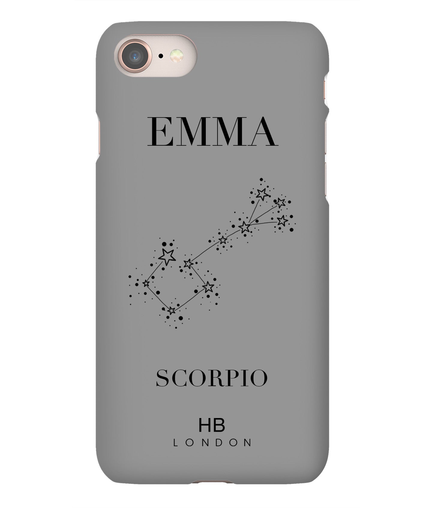 Personalised Scorpio Phone Case - HB LONDON
