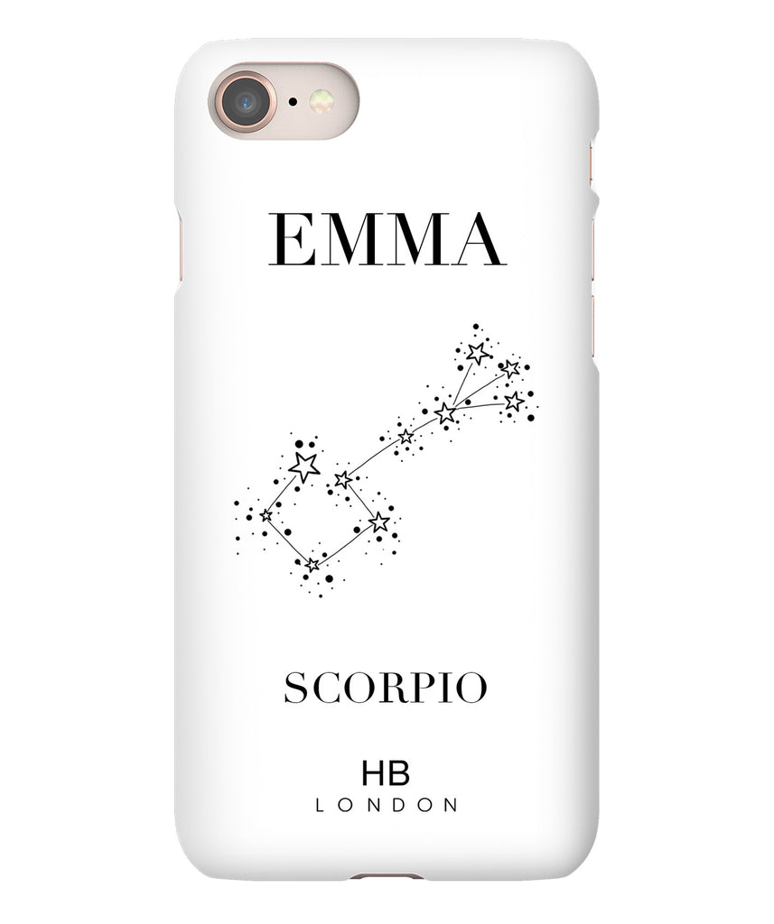 Personalised Scorpio Phone Case - HB LONDON