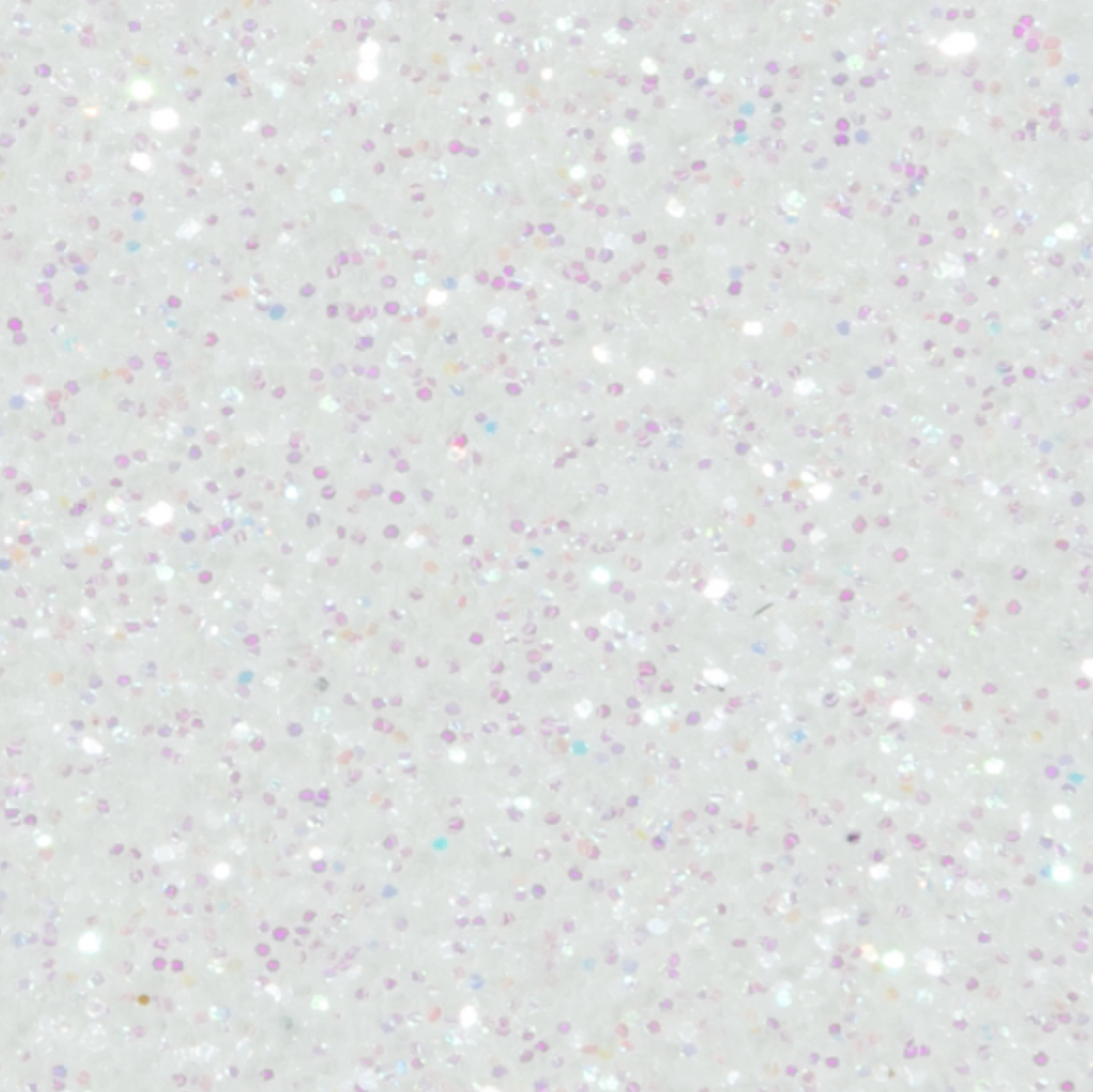 Personalised White Glitter Effect Initial Suitcase - HB LONDON