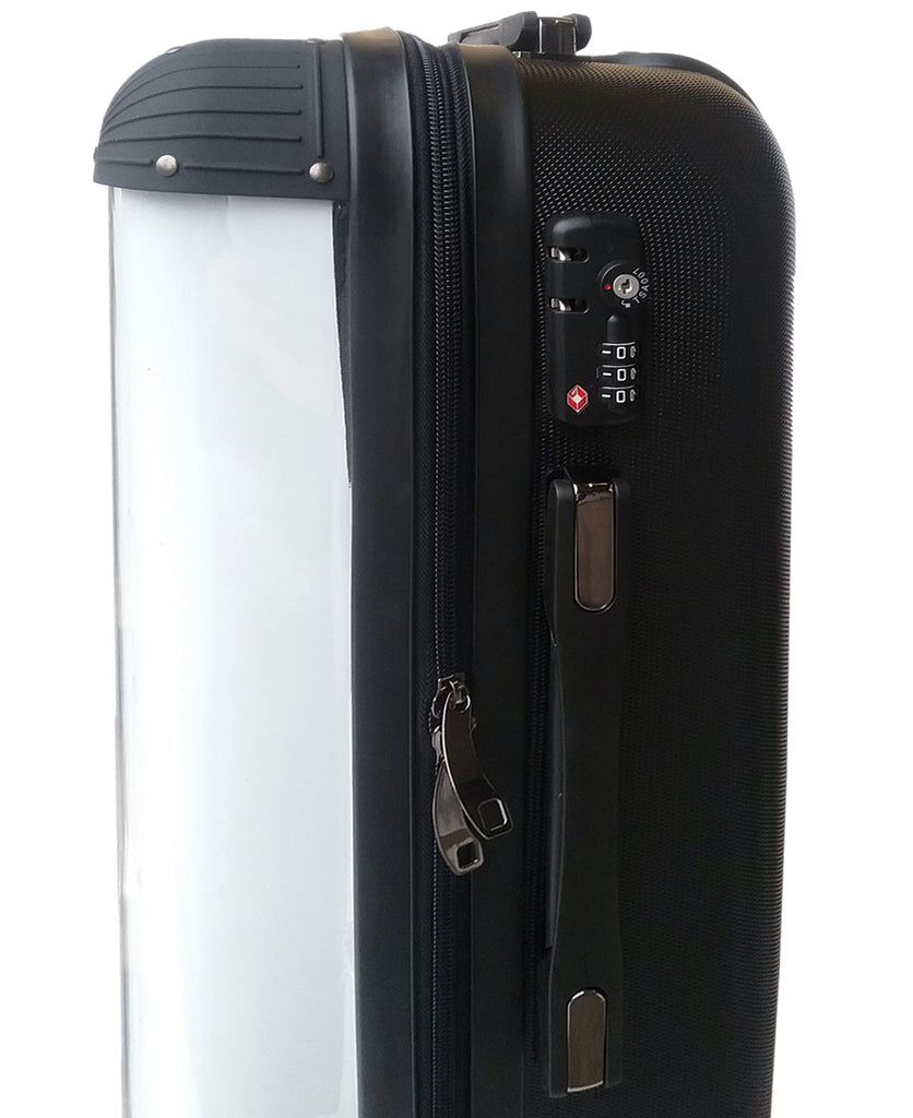 Personalised White with Silver Font WIFEY Suitcase - HB LONDON