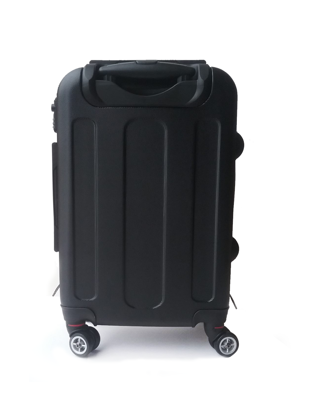 Personalised Black Couture Club Logo Initial Suitcase - HB LONDON